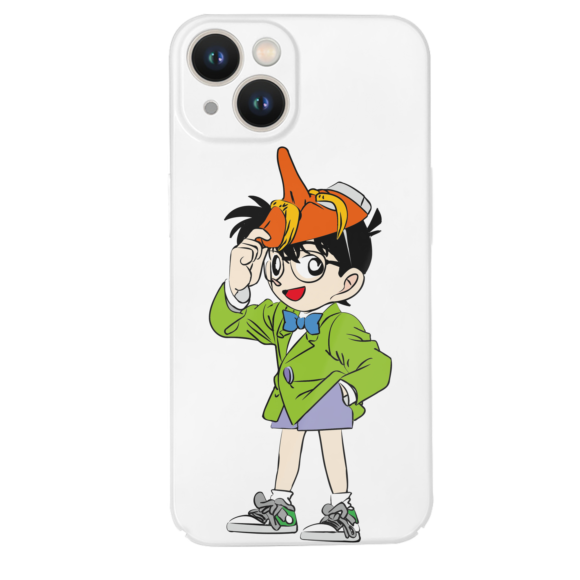 （画像用） 名探偵コナン 江戸川 コナン Detective Conan Conan Edogawa 【iPhone 14シリーズ対応】ハードケース